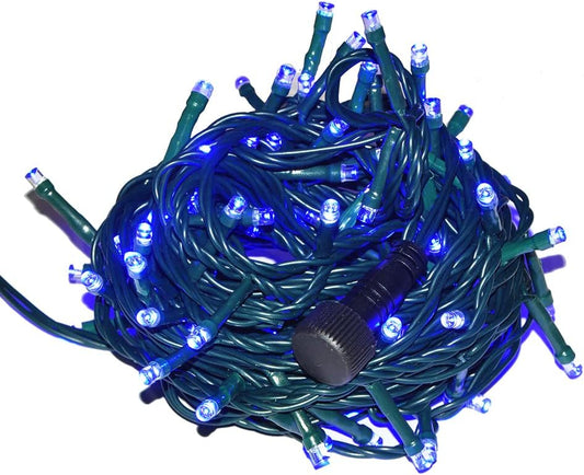 33ft 12V Low Voltage String Lights-Low Voltage Landscape Lights-Works with Landscape Lighting Systems -for Indoor Outdoor Xmas Tree Wedding Party Decoration（Blue）