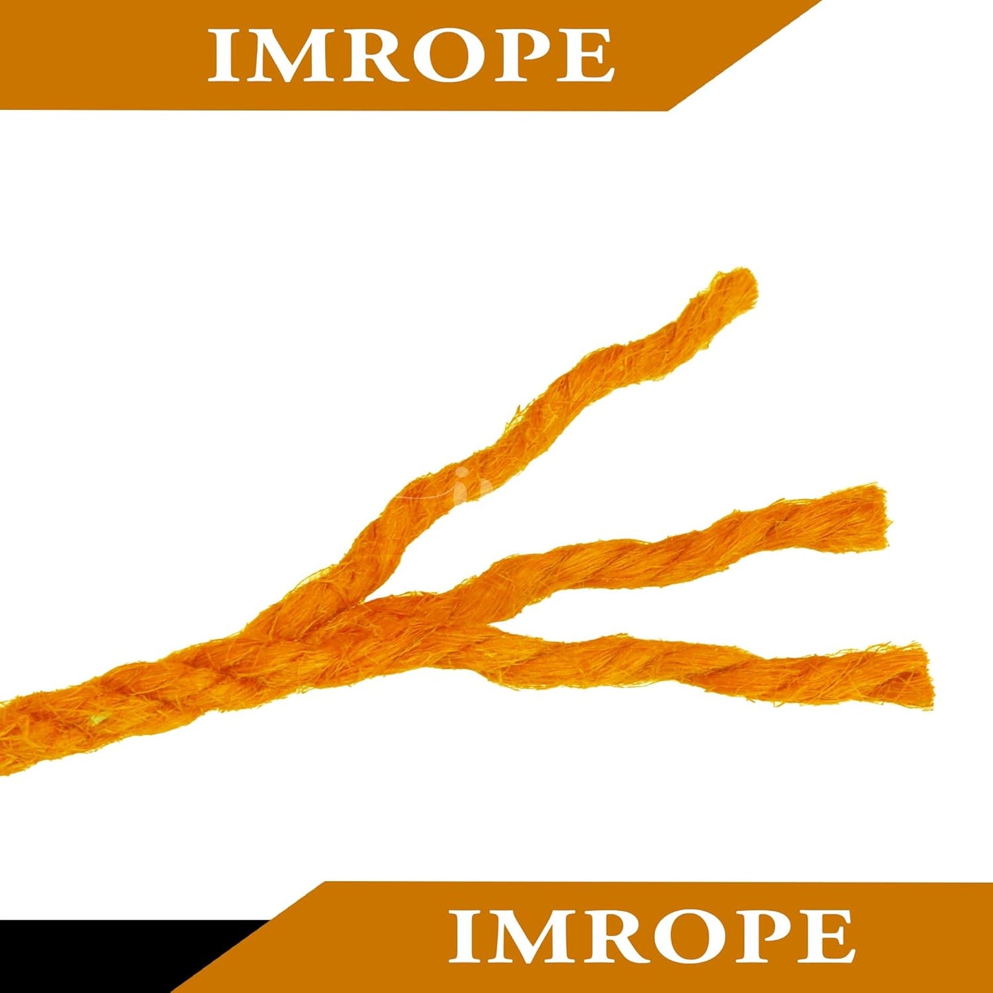 4mm x 500 Feet Orange Jute Rope, Twine for Gardening Tomato Climbing Plant Tie Floristry Crafts Gift Wrapping Packing Decor