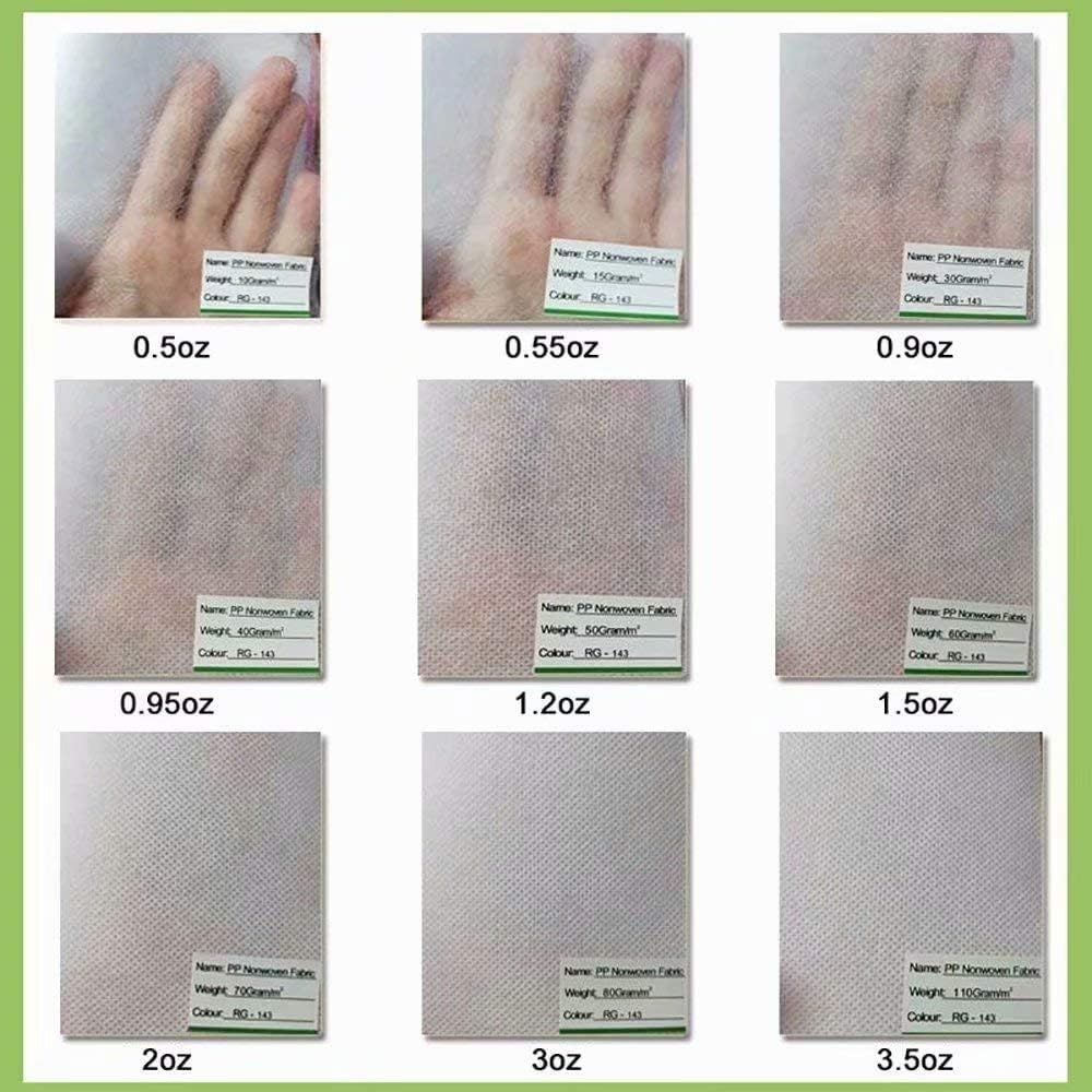 Agfabric Plant Covers Freeze Protection Frost Blankets for Plants 10'x50' 1.2oz Floating Row Cover Garden Plant Cover Freeze Cloths for Plants Winter Frost Freezing Protection,White