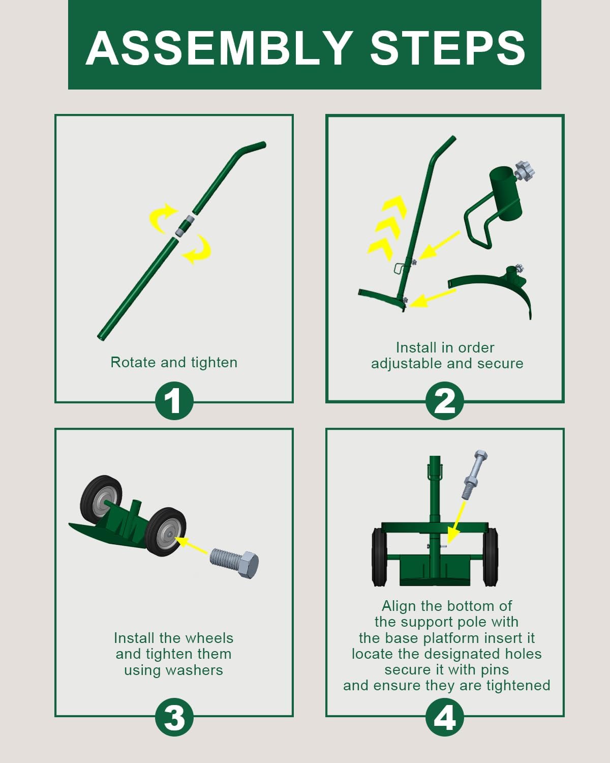 Heavy Duty Plant Caddy with Wheels – Durable Plant Dolly for Easy Mobility, Adjustable Plant Mover with Wheels for Oversized Planters, Indoor & Outdoor