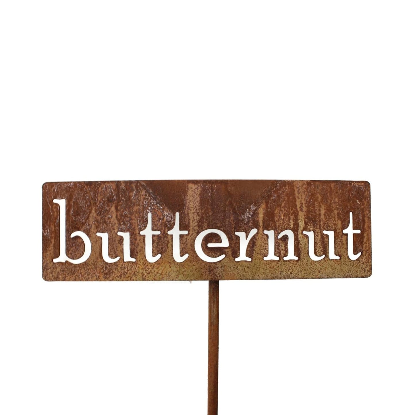 Classic Metal Garden Markers 19 Inches Tall (butternut, Naturally Rusted)