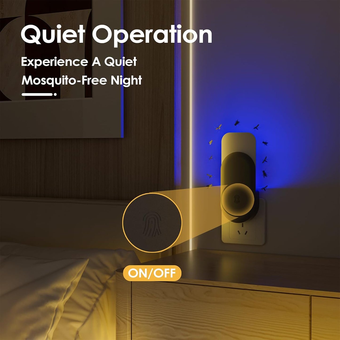 Flying Insect Trap, 2 in 1 Indoor Plug-in Fruit Fly Trap, 1 Trap Black and 6Glue Cards, Fruit Fly Traps for Gnat, Moth, Mosquito, Suitable for Every Part of The Home