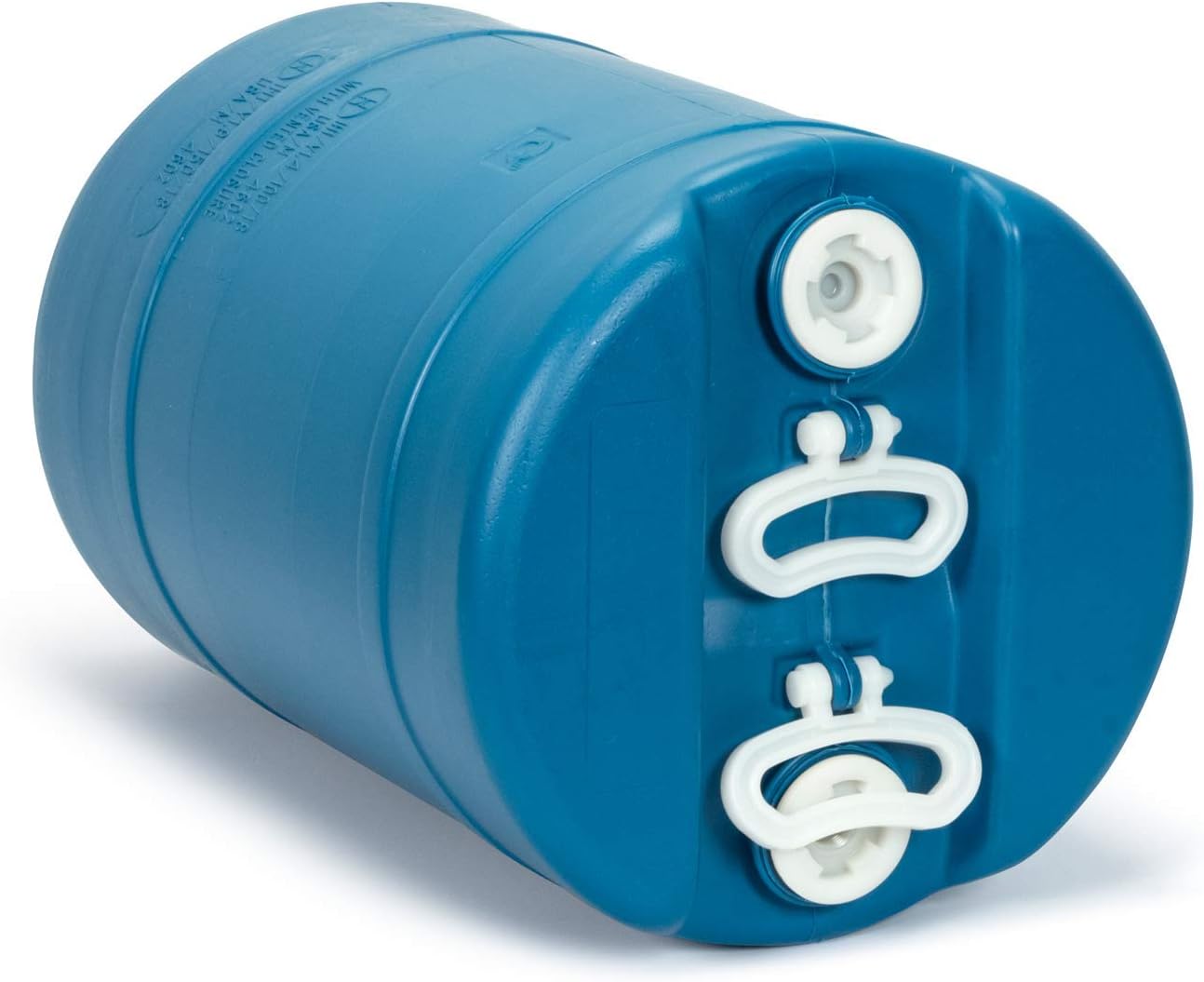 15 Gallon Emergency Water Storage Barrel - Preparedness Supply - Water Tank Drum Container - Portable, Reusable, BPA Free, Food Grade Plastic (2 Tank)