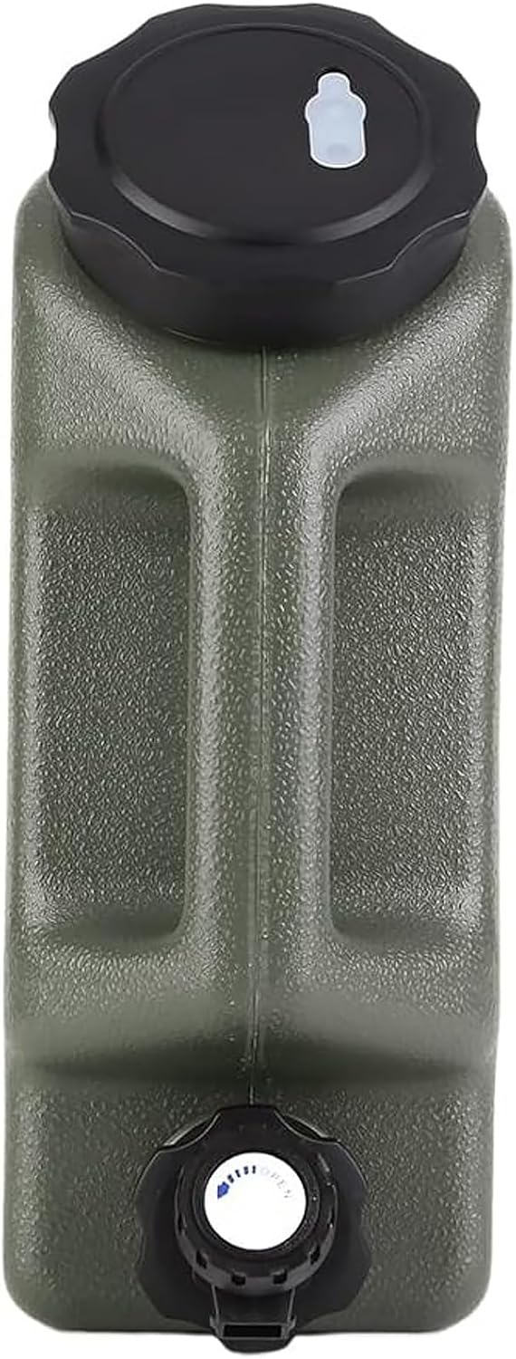 3.2 Gallon Water Jug with Spigot, BPA Free Leak-Proof Camping Water Container, Portable Emergency Water Storage for Outdoor Hiking, Camping, Home Use, Camping Essentials