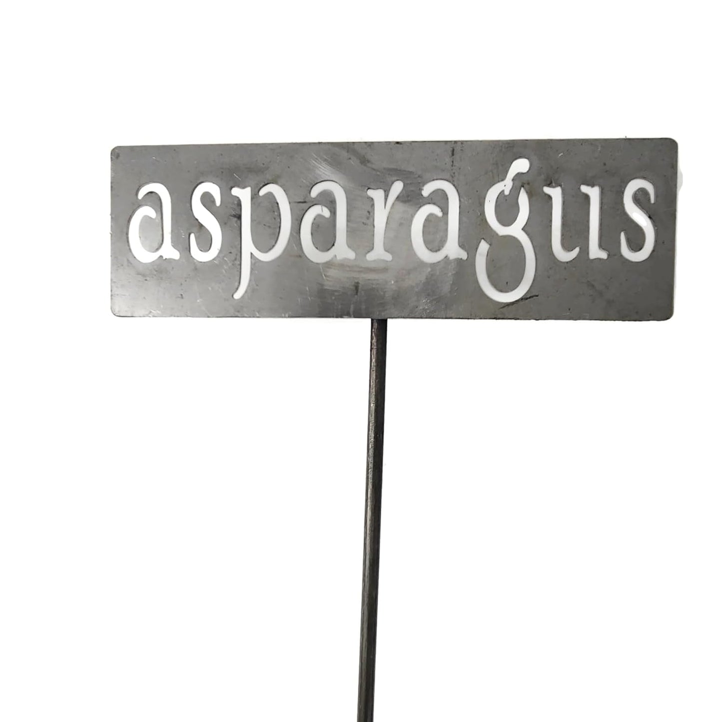 Classic Metal Garden Markers 19 Inches Tall (asparagus, Raw, Unfinished Steel (will rust with time))