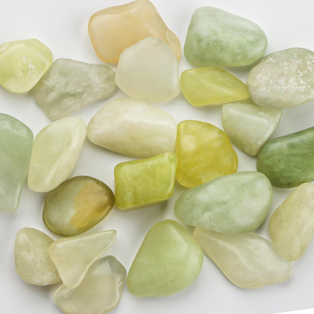 River Rocks 5 Lbs, 3/8 Inch Jade Pea Gravel, Rocks for Plants Indoor, Stones for Garden Landscaping, Vase Filler, Smooth Gravel Filler for Succulents, Cactus, Fish Tank and Vases