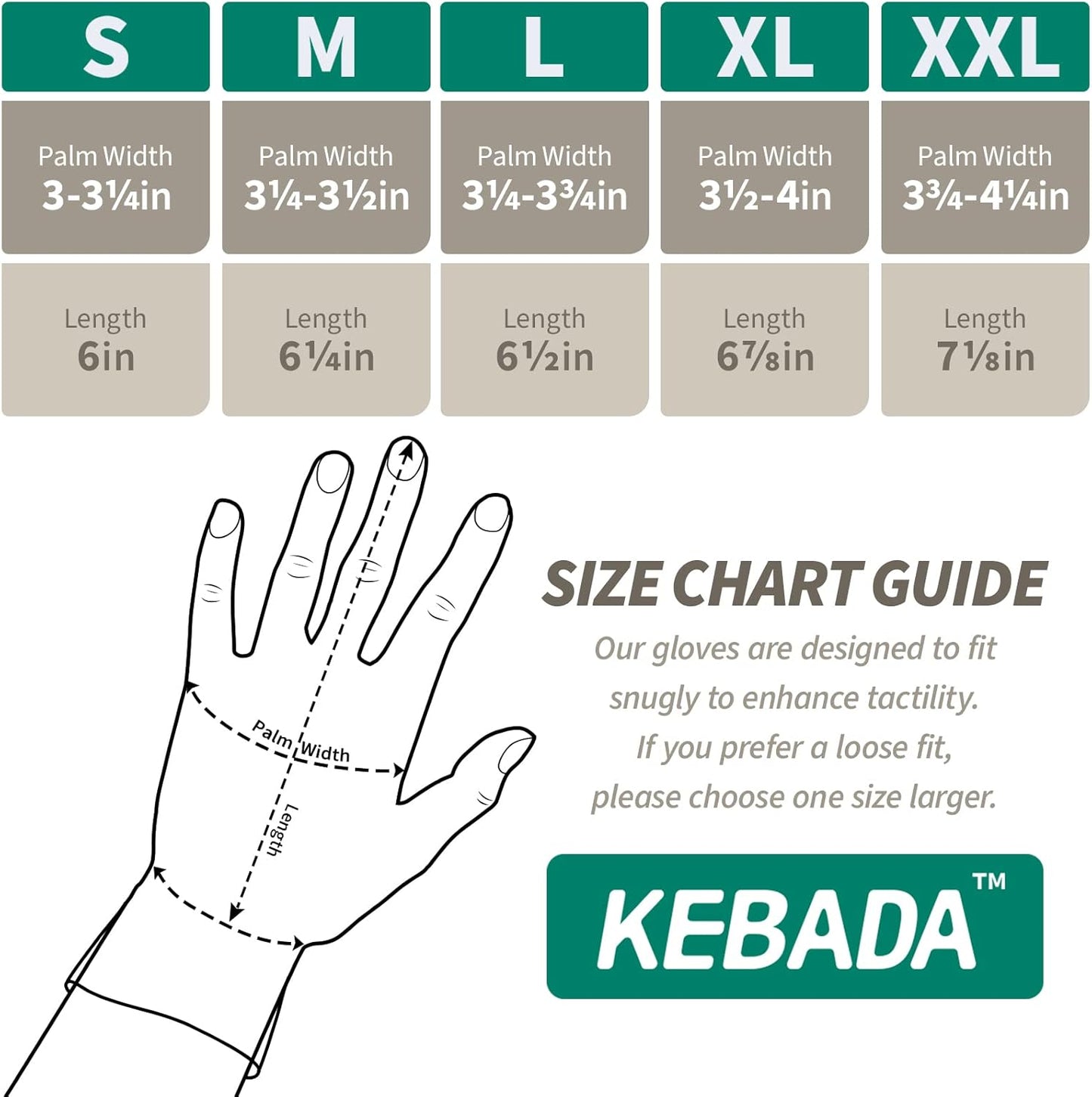 Kebada W2 Safety Work Gloves, Micro-Foam Nitrile Coated Gloves, Touchscreen,Ideal for Package Handling, Gardening, Construction, 1 Pair Small