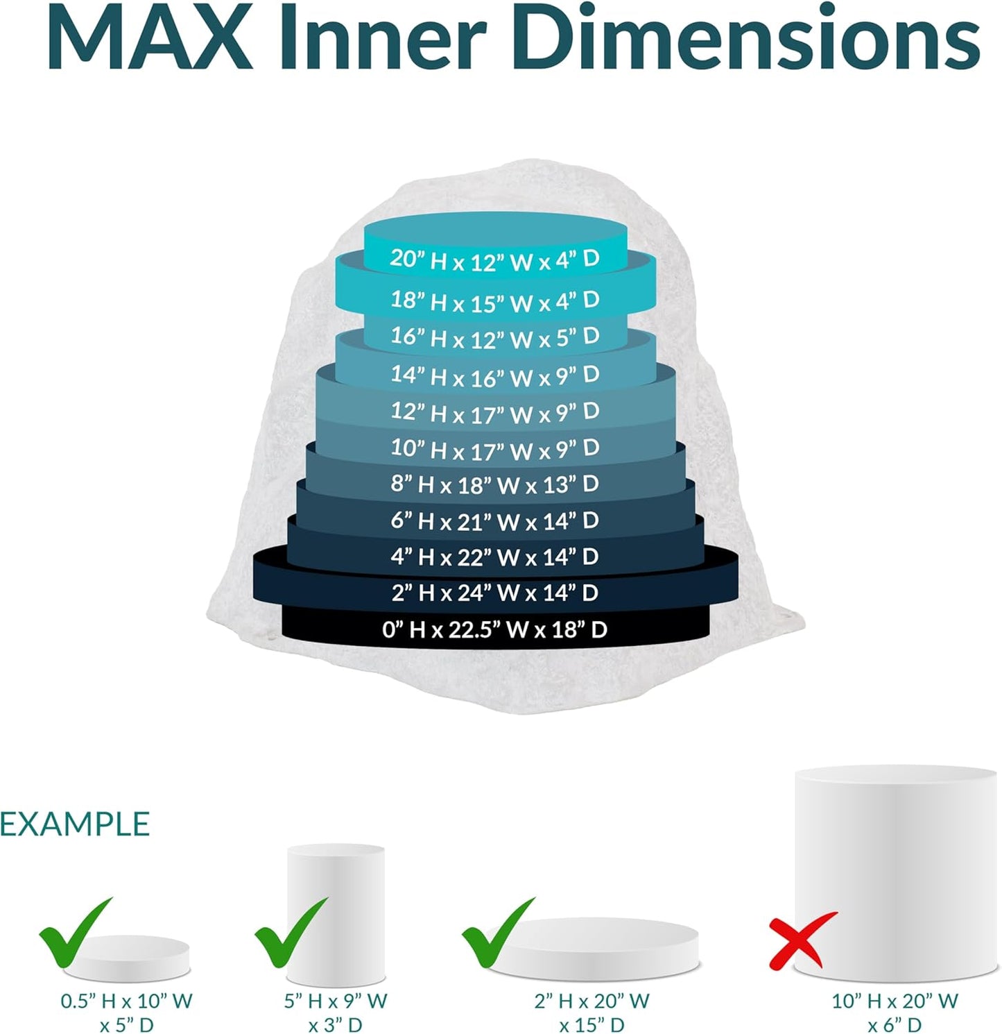 Sunnydaze 21.5” H Polyresin Faux Landscape Rock Cover - Lightweight Fake Rock Well Pump Cover for Outside - Sand