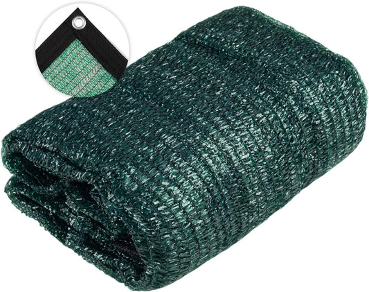 Cool Area 55% Sun Shade Cloth Mesh Tarp with Grommets for Plant Cover 6.5x10ft Patio Canopy Garden Pergola Greenhouse Car Barn Kennel Green