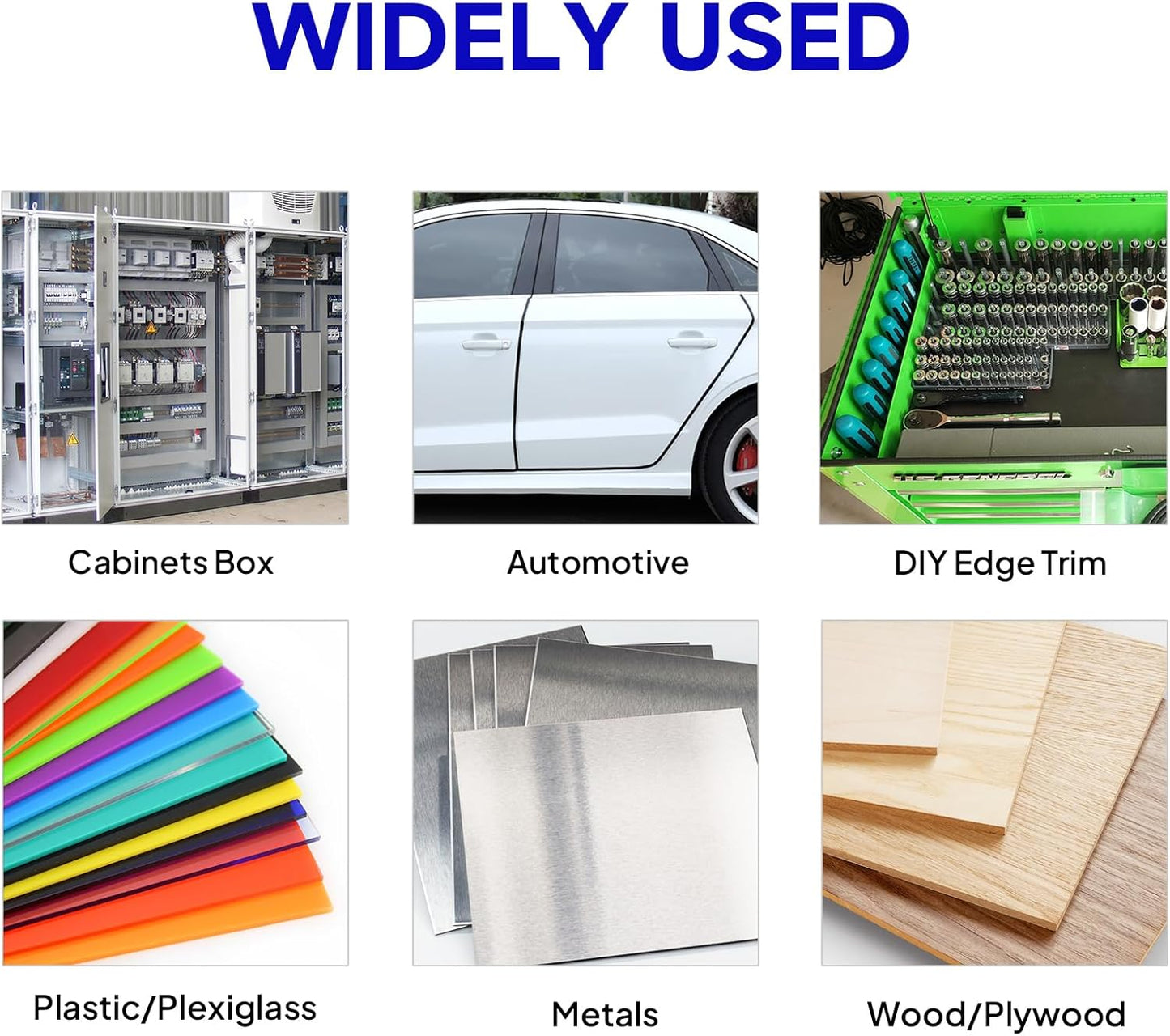 Rubber Edge Trim, U Channel Edge Trim with Metal Clips Edge Guard Protector, PVC Rubber Seal Strip for Sheet Metal, Car Doors, Hatches, Table Corners, Fit 3/64" to 1/4"(1.2mm-6.4mm), 48Ft, White