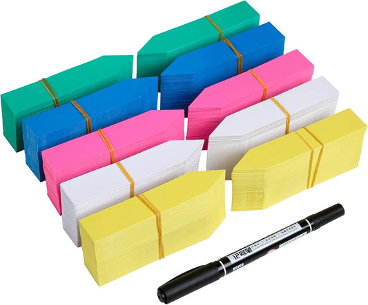 1000 Pcs Plant Tags, 4 Inch Plastic Garden Plant Pot Markers Waterproof Plant Labels, Multicolor