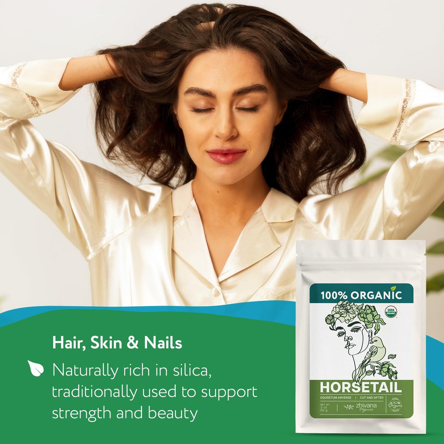 Super Value Pack 5 LB - Organic Horsetail (Equisetum arvense) – Loose Dried Herb – Edible Grade for Tea, Infusions & Herbal Blends