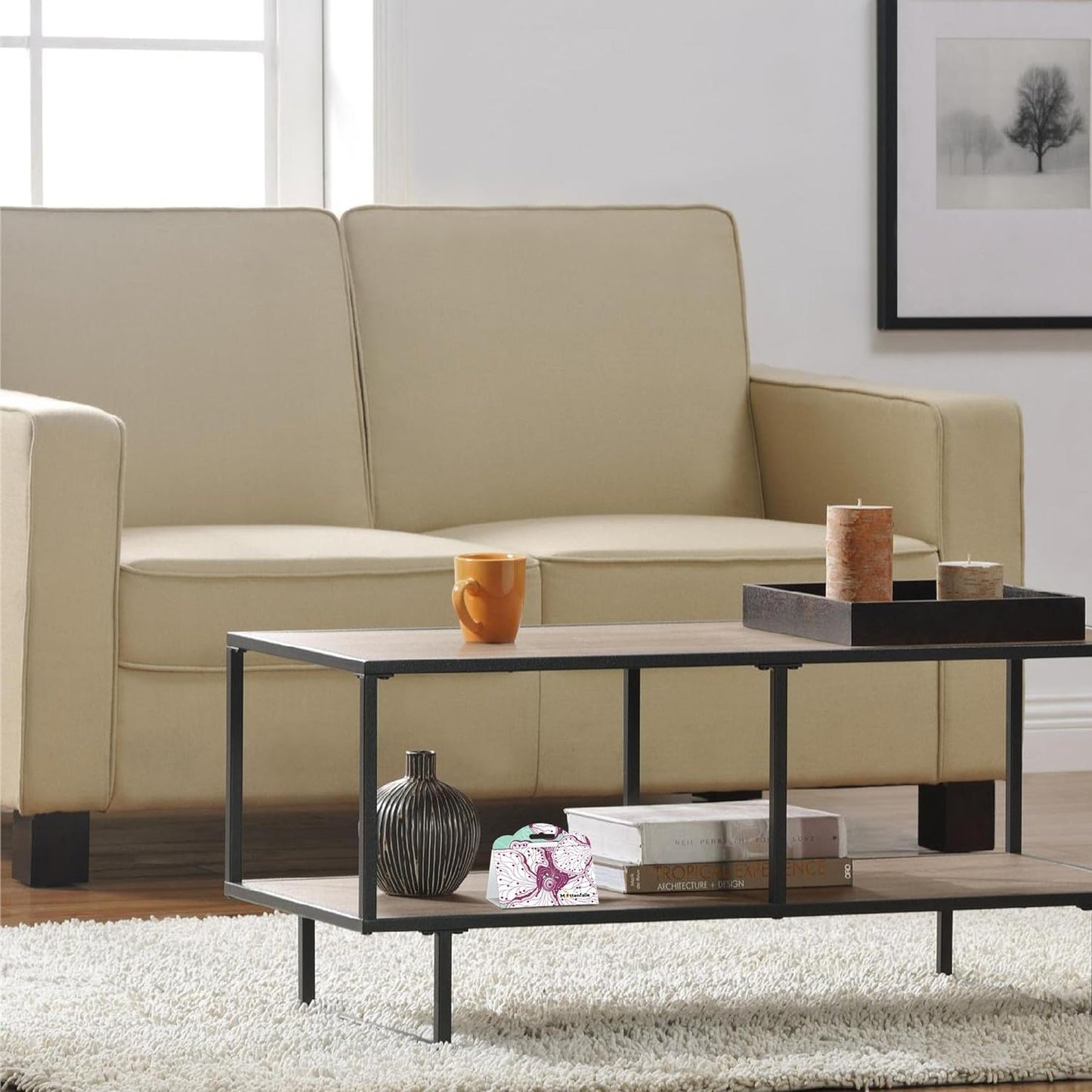 Mottenfalle Clothes Moth Traps 6-Pack - Prime Safe Non-Toxic Eco-Friendly Moth Traps with Pheromones Sticky Adhesive Tool for Wool Closet Carpet (Table-Top)