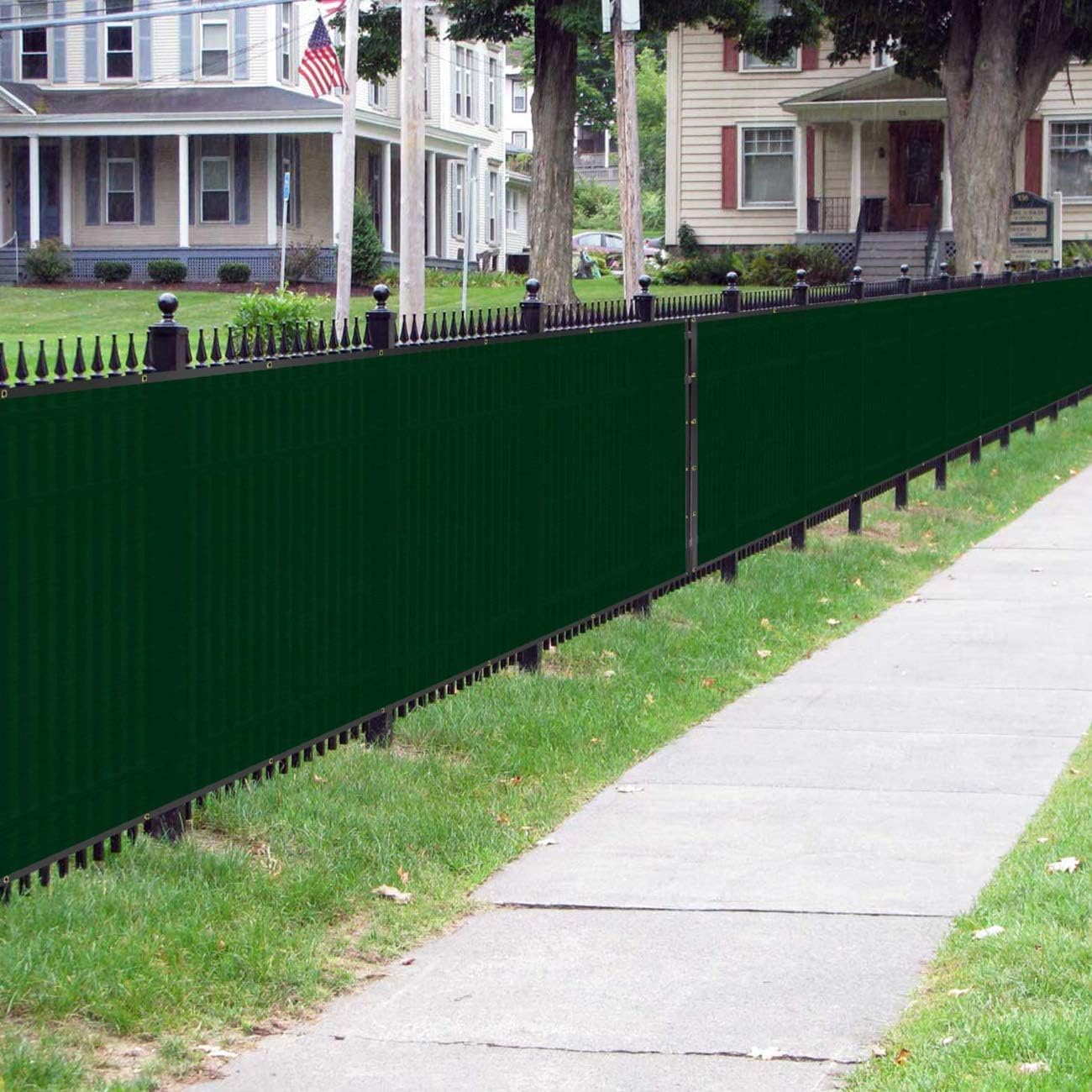 Sunnyglade 5 feet x 100 feet Privacy Screen Fence Heavy Duty Fencing Mesh Shade Net Cover for Wall Garden Yard Backyard (5 ft X 100 ft, Green)