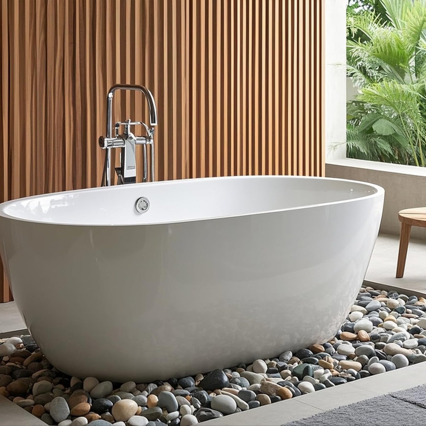 River Rocks for Landscaping, 40lbs Colorful Pebbles for Indoor Plants, 1-2 Inch Decorative Rocks for Planters, High Polished Stones for Vase Filler Fish Tank Garden