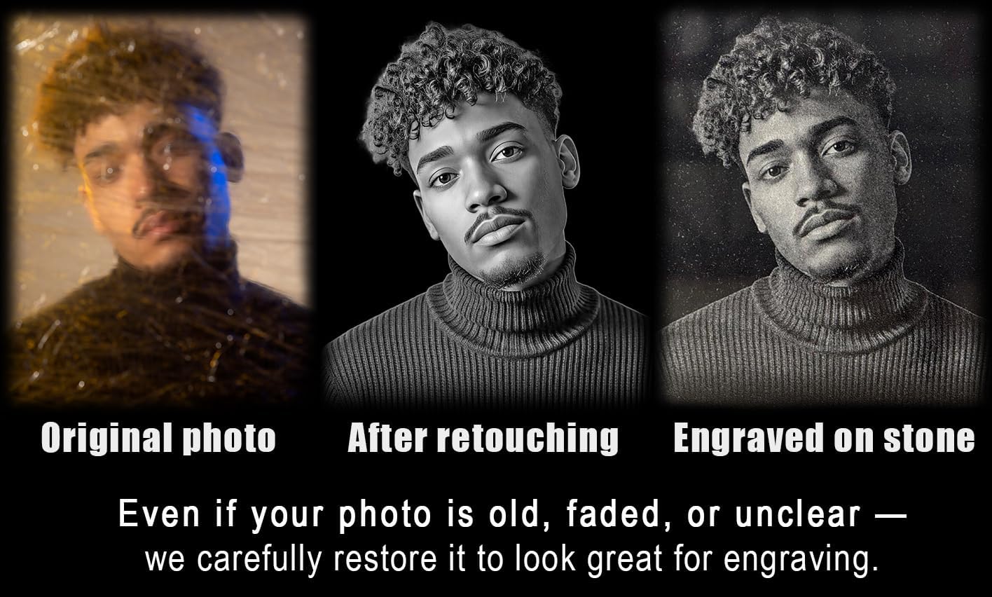 24x12 Personalized Granite Grave Stone – Custom Engraved Headstone for Cemetery, Memorial Plaque for Grave, Durable Tribute Marker for Loved Ones