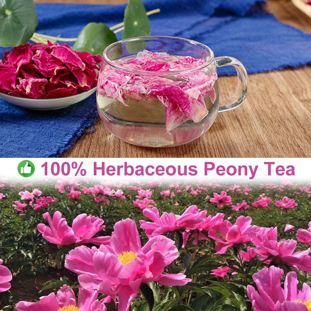 Plant Gift 100% Natural Herbaceous Peony Tea 30g /1oz Pink Peony Bud Flower Tea