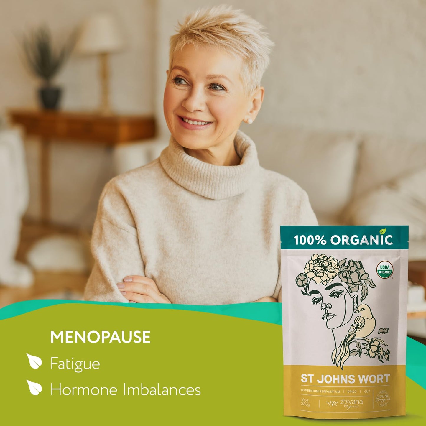 Super Value Pack 5 LB - Organic St Johns Wort Herb - Saint Johns Wart Plant - Yerba de San Juan Organica - Hypericum Perforatum