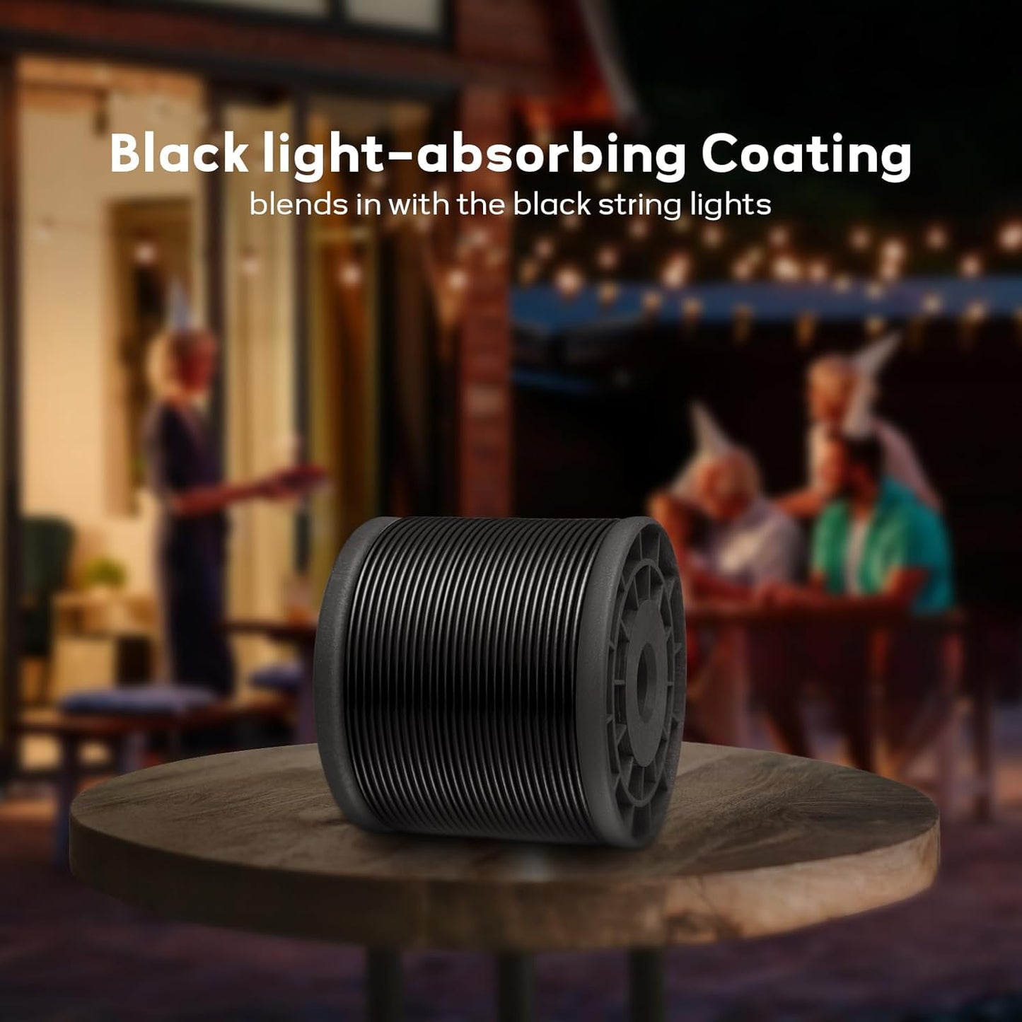 Vinyl Coated Wire Rope 1/16 Inch Overmolded to 3/32 Inch, 200FT 304 Stainless Steel Cable with 60 Pcs Crimping Sleeves for String Light Hanging Kit, Clotheslines and Trellis Wire