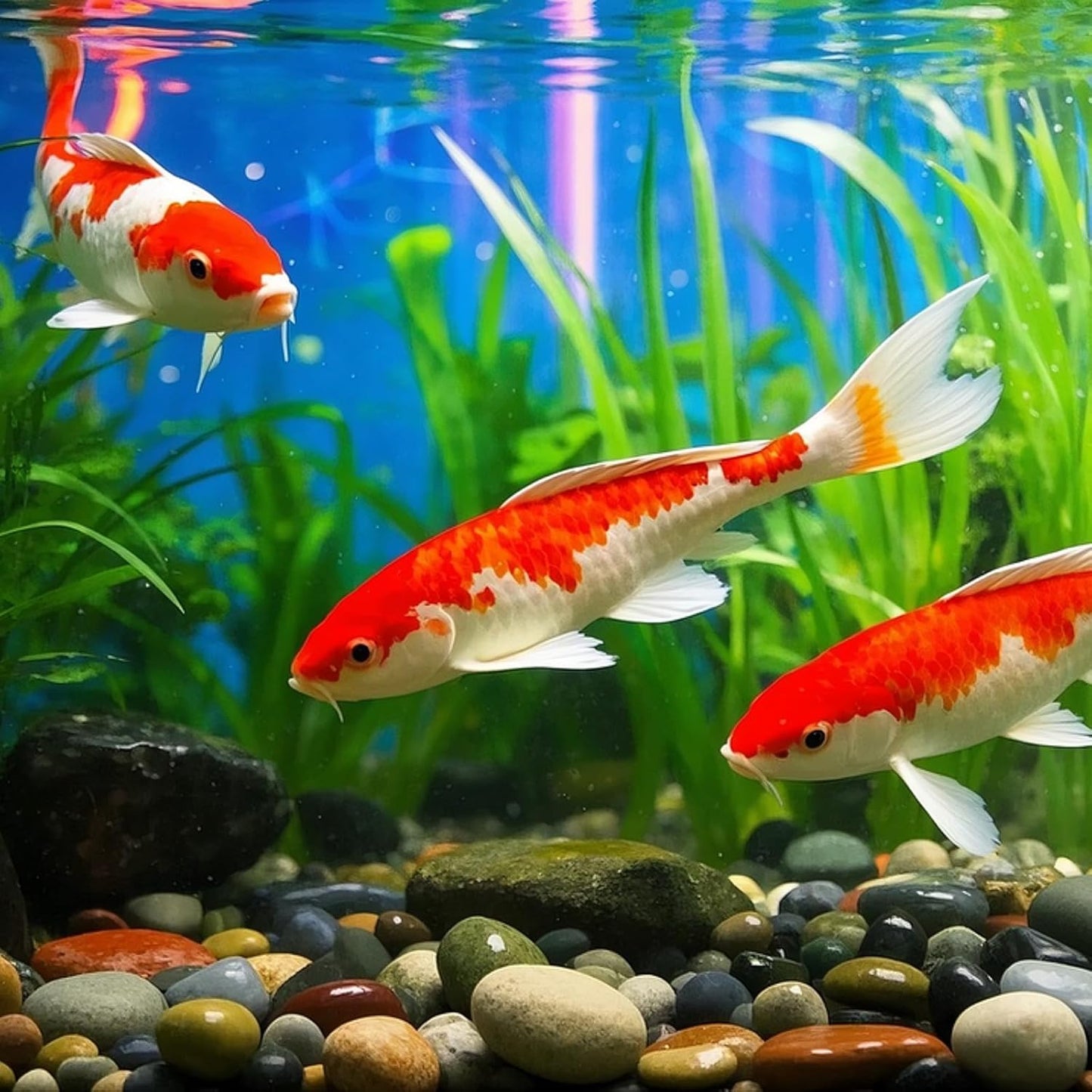 River Rocks for Landscaping,20lbs Colorful Pebbles for Indoor Plants, 0.5-1.2 Inch Decorative Rocks for Planters, High Polished Stones for Vase Filler Fish Tank Garden