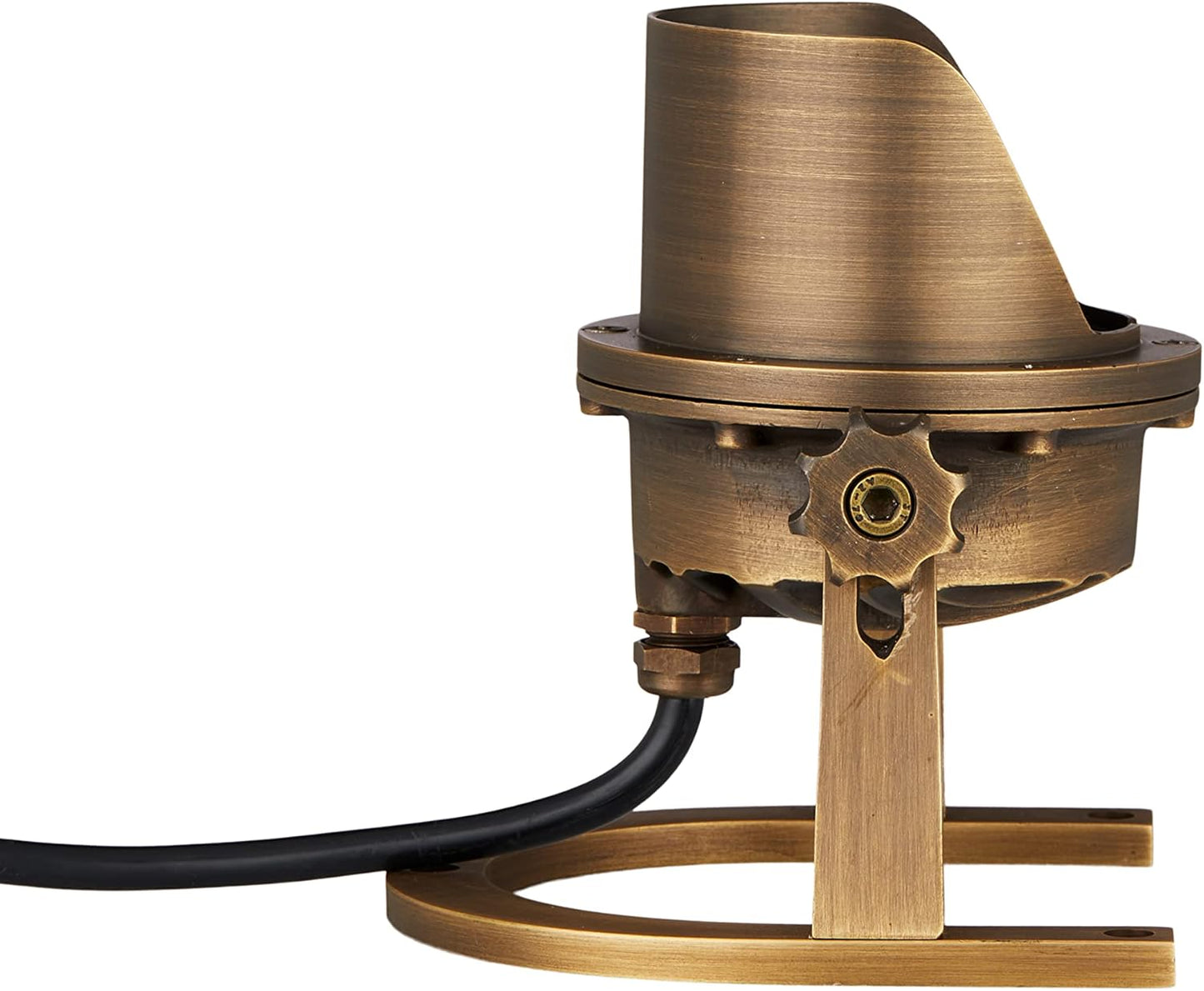 VOLT 12V IP68 Cold Forged Brass (Bronze) RGBW Color Changing LED Underwater Light with Shielded Top & Remote Control for Low Voltage Outdoor Lighting