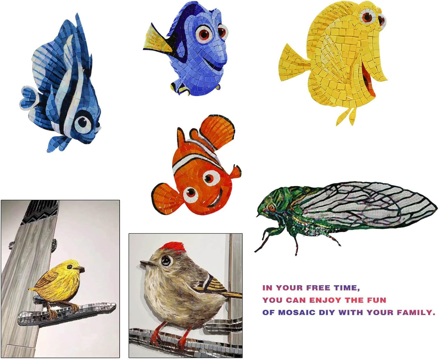 SMEIINIK 1.1lb Bulk Single Iridescent Color Mosaic Tiles for Crafts, Glass Mosaic Pieces for Mosaic Puzzles, Stained Glass Tiles for Mosaic DIY, Mosaic Making Supplies(AJ97-37)