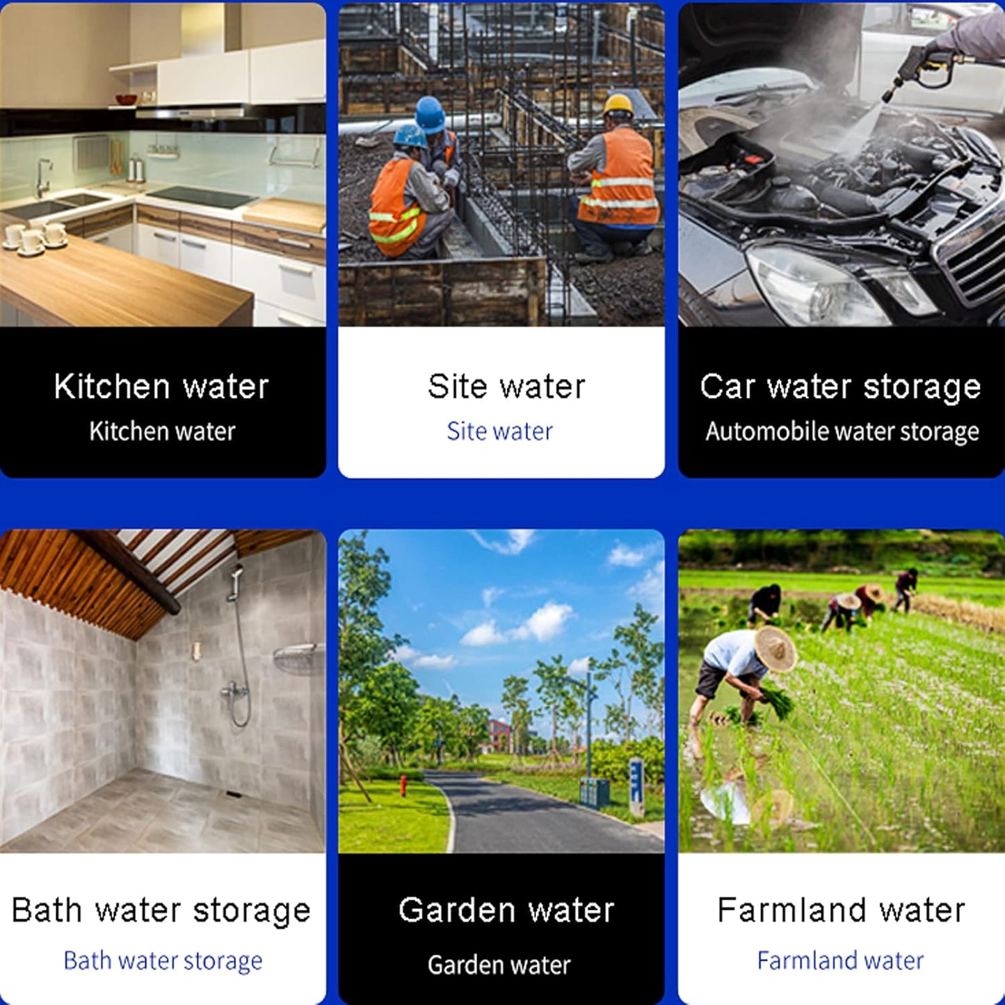 Water Storage Container with Spigot Hose, 52.8 Gallon Portable Water Tank Thick Water Dispenser Carrier Heavy Duty Water Bucket for Hiking Picnic Vehicle Outdoor Emergency(Size:110L/29Gal)