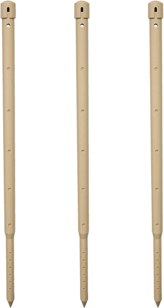 36 in. DEEP DRIP Large Tree Watering Stake (3 Pack) | UV-Protected ABS Plastic Tree Irrigation Spike for Extra-Large Sized Trees, Established Trees, and Palms