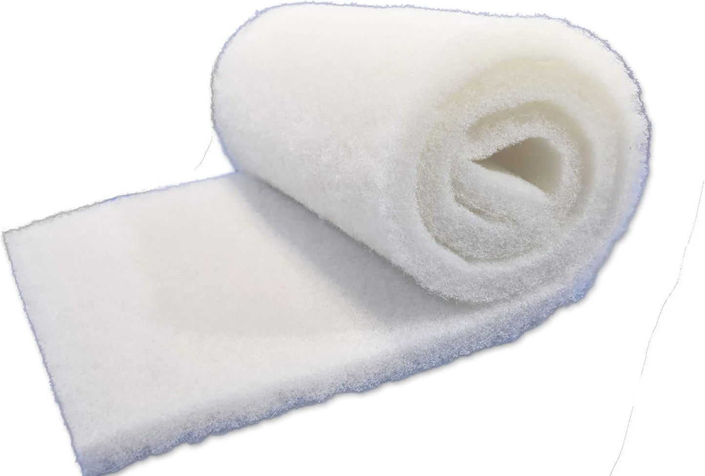 Beige Coarse Filter Media, 2" Thick, 28" x 72" Roll, Perfect for Aquariums, Ponds or Water Gardens, Made in USA