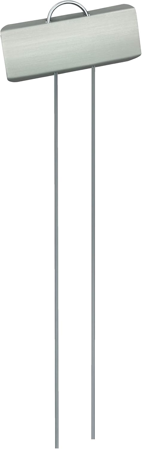 GardenMate 50-Pack Weatherproof Large Zinc Metal Plant Labels, Height 11.5", Label Area 3 1/2 x 1 1/4"