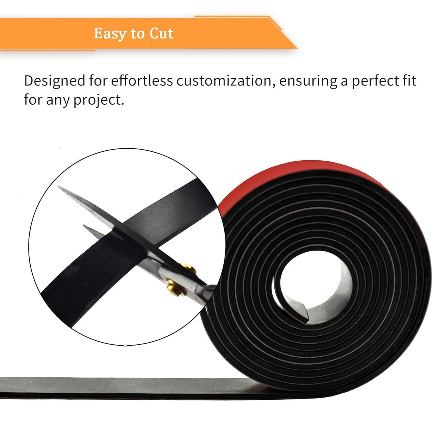 DOBTIM Solid Neoprene Rubber Strips with Adhesive Backing 1/8 (.125)" Thick x 3" Wide x 10' Long, Self Adhesive Rubber Sheets, Rolls & Strips for DIY Gaskets Crafts Pads Seals Warehouse Flooring