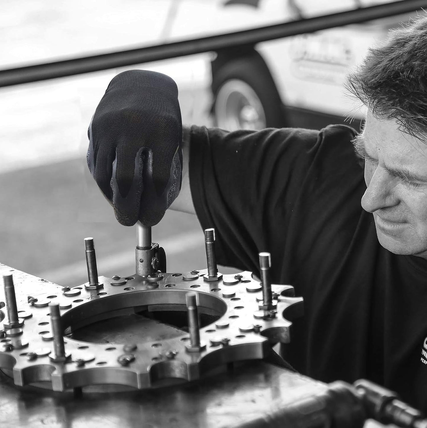 Evridwear Crinkle Latex Rubber Hand Coated Safety Work Gloves for Men Women General Multi Use Construction Warehouse Gardening Assembly Landscaping (L-Size) 12 Pairs Pack