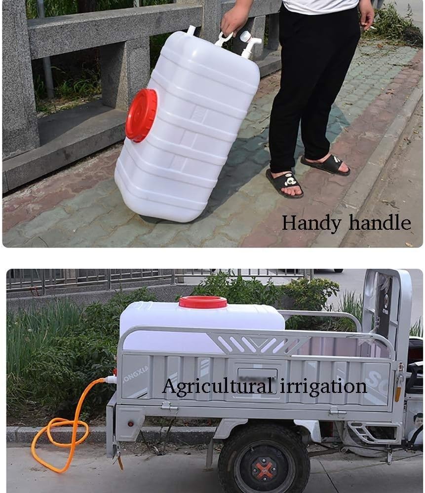 Water Tank Water Storage Containers for Emergency and Camping with Handle Outdoor Portable Food Grade Plastic Car Water Tank for Travel Outdoor （25L/50L/75L/110L/200L/150L） (Size : 25l)