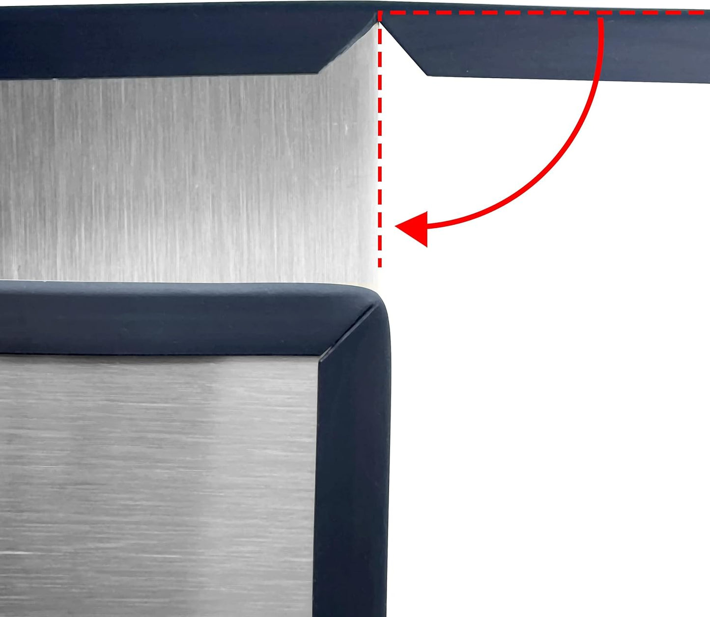 Rubber Edge Trim, 3/32" U Channel Edge Trim, Fit for 1/16" to 1/8", Edge Protector for Sheet Metal, Length 20Ft, Black Color