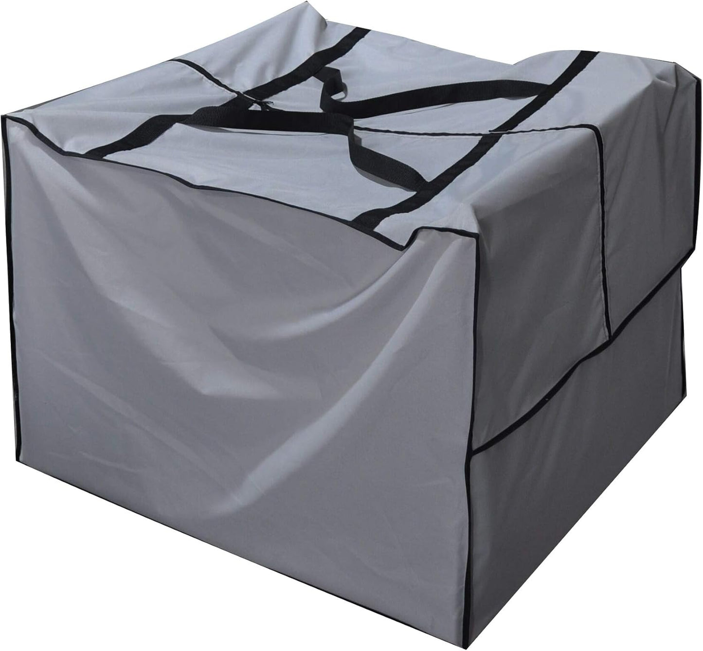 Outdoor Square Cushion/Cover Storage Bag, Protective Zippered Storage Bags with Handles, 32''L x 32''W x 24''H