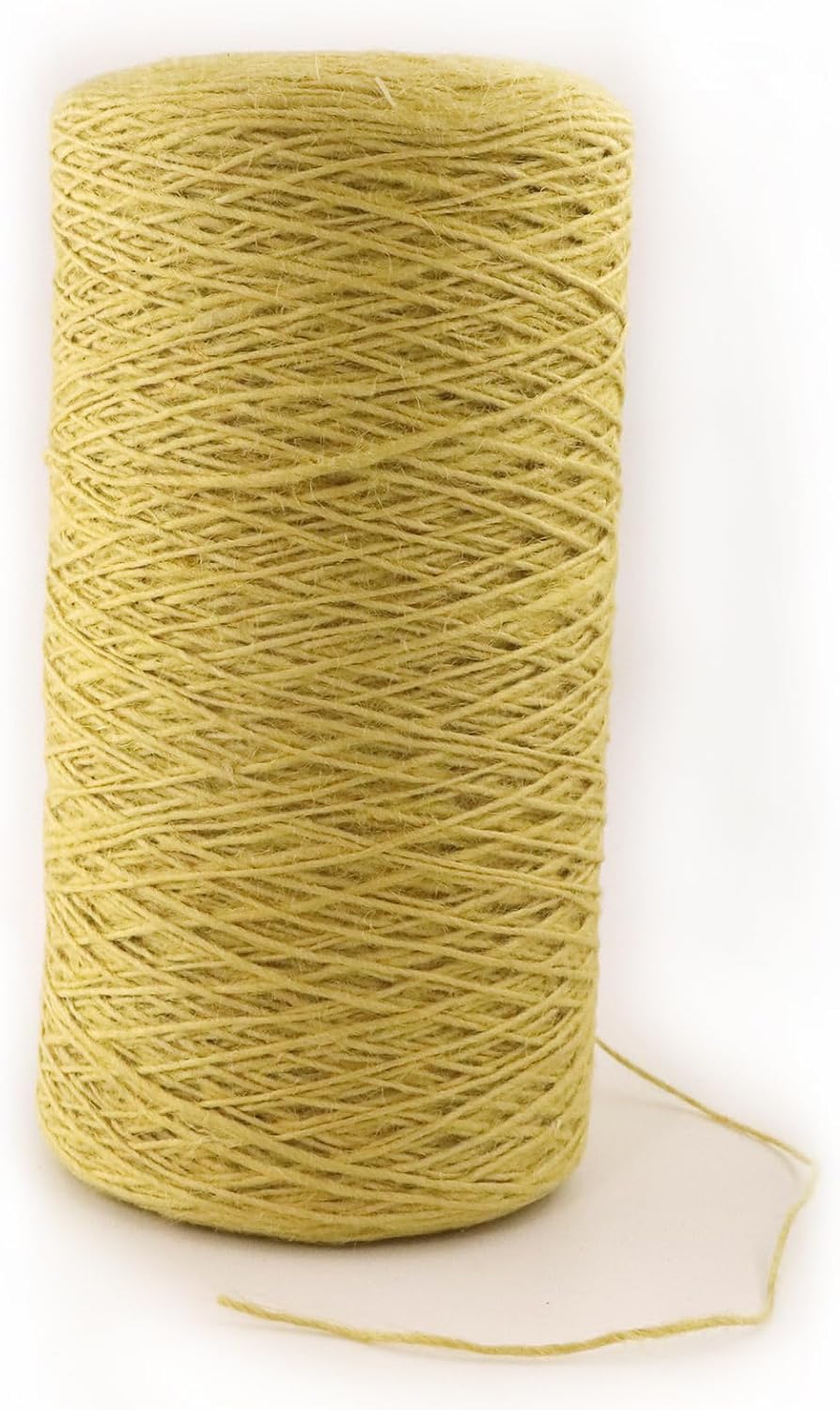 1mm x 1500 Feet Yellow Jute Rope, Twine for Gardening Tomato Climbing Plant Tie Floristry Crafts Gift Wrapping Packing Decor