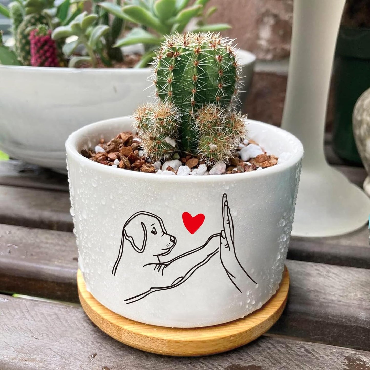 Window Garden Dog Planter Pots,Dog Gifts for Women/Men/Housewarming/Wedding/Festival Birthday Gifts Planter Pots,Outdoors/Indoors,Window Decor,Garden Decor,Yard Decor,Home Decor,Office