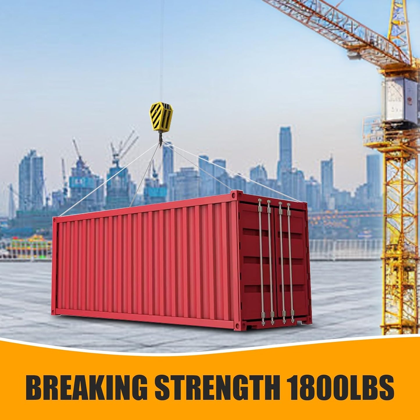 500FT 1/8" Stainless Steel Cable Wire Rope with Cutter, Cable for Deck Railing, 1800 lb Breaking Strength 7x7 Strands, T316 Aircraft Cable for Stair, Fence, Porch