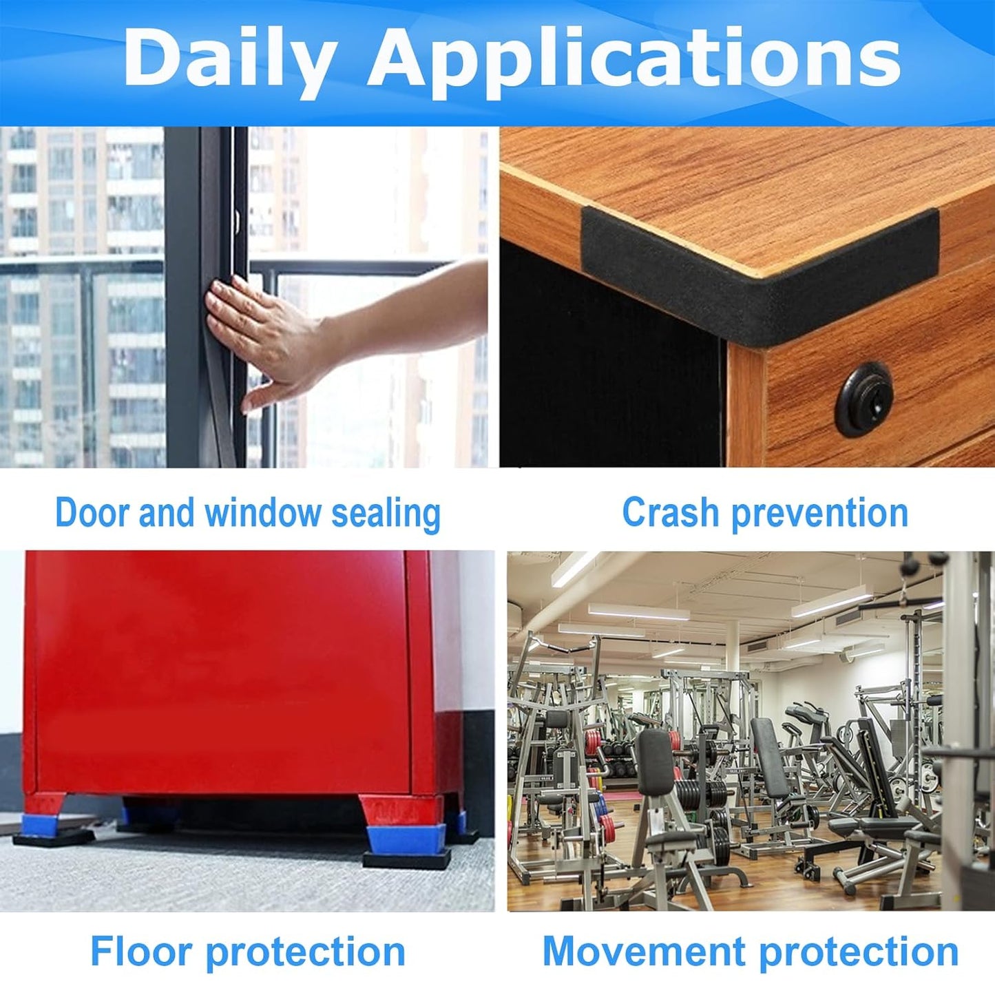 Solid Rubber Sheets,Rolls & Strips 1/16 (.062)" Thick X 2" Wide X 10'Long, Solid Rubber Strips for DIY Gaskets Crafts Pads Sealing Abrasion Supports Flooring Protection Warehouse