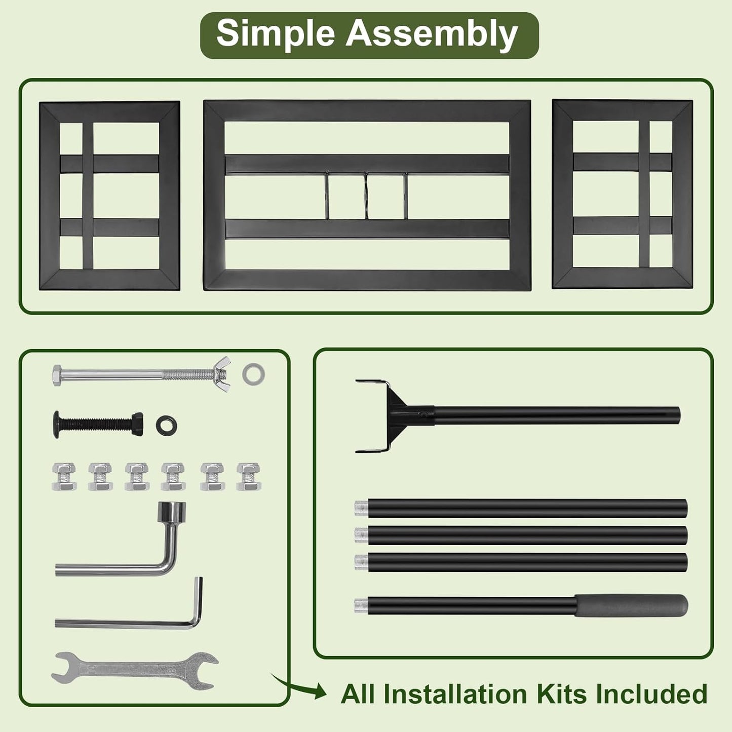 Lawn Leveling Rake-32"x10" Heavy Duty Leveler Reinforced Landscape Tool, Steel Golf Rake with Serrated Edge & Smooth Plate for Level Soil Compost Sand Grass Dirt Yard Garden 6.5FT Adjustable Handle