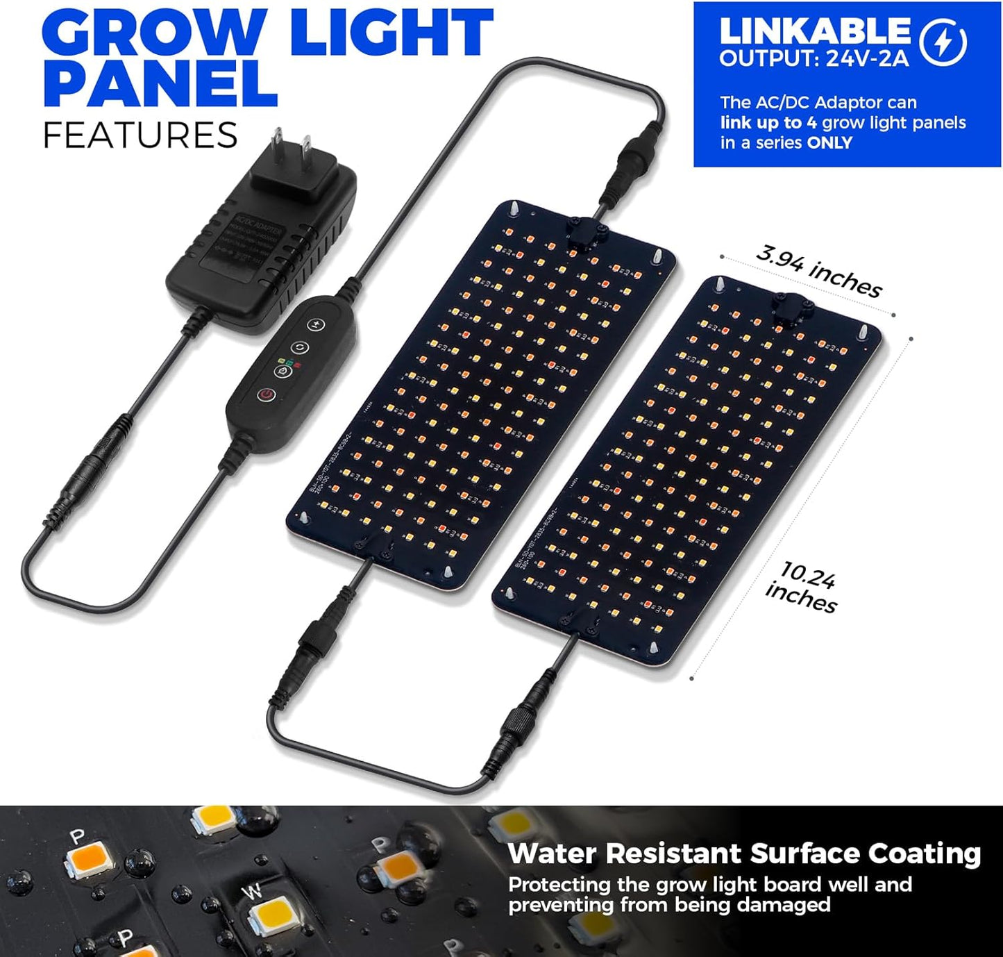 Barrina CX83 Plant Stand with Grow Lights, 6-Tier Plant Shelf with 10W Full Spectrum Ultra-Thin Grow Light Panel, 3 Modes, Auto Timer, Ladder Flower Pot Stand Display Rack 15.7" L x 11.8" W x 70.9" H