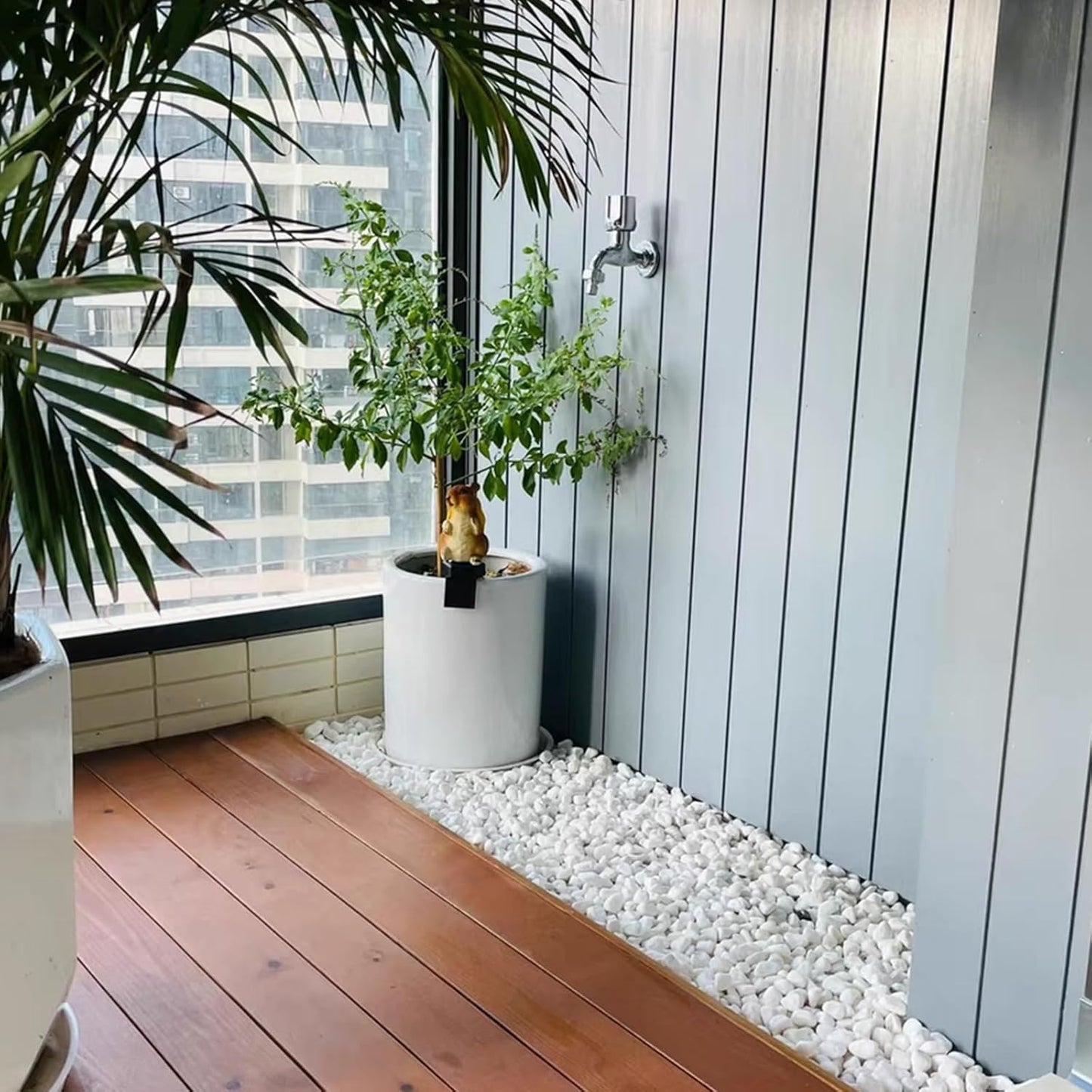 10 lbs White Rocks for Landscaping, 1-2 Inch Small Pebbles for Indoor Plants, Decorative Polished River Stones for Potted, Vase and Outdoor Garden