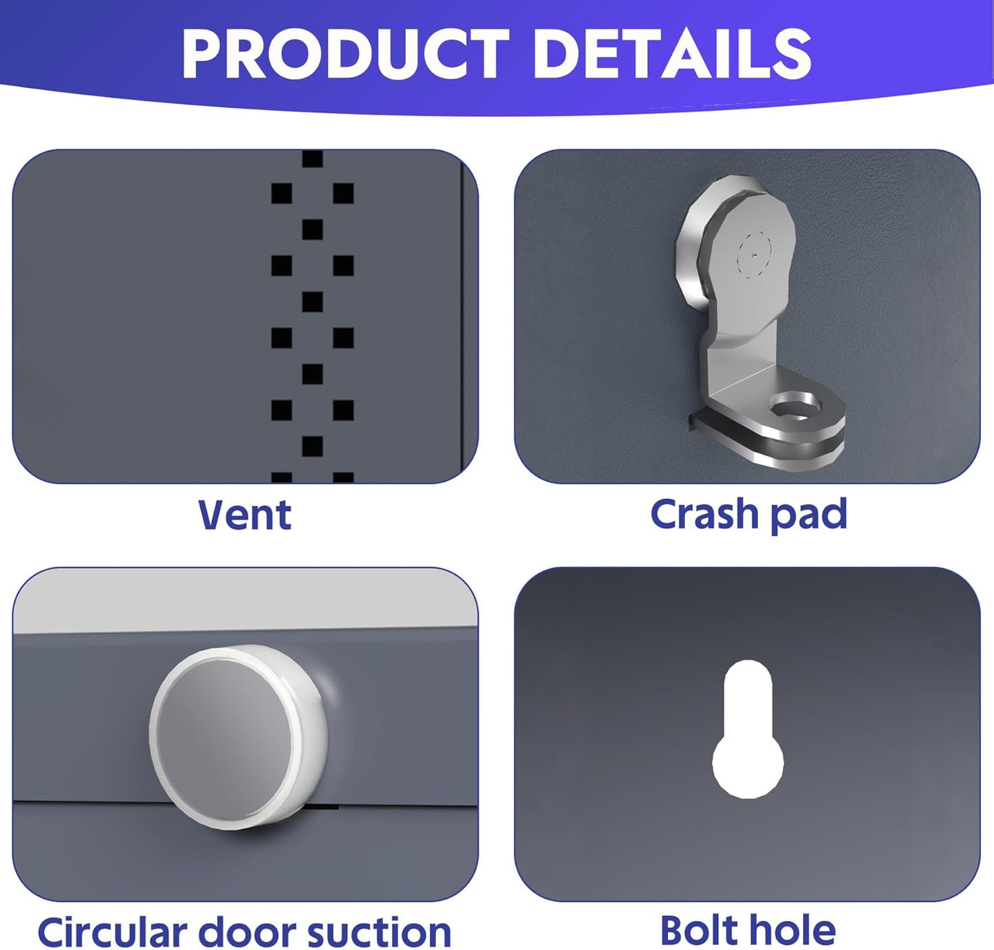 Metal Lockers - 71" Height Steel Lockers for Employees with 6 Door Storage Locker for Employees Gym School Home Office Garage - Assembly Required
