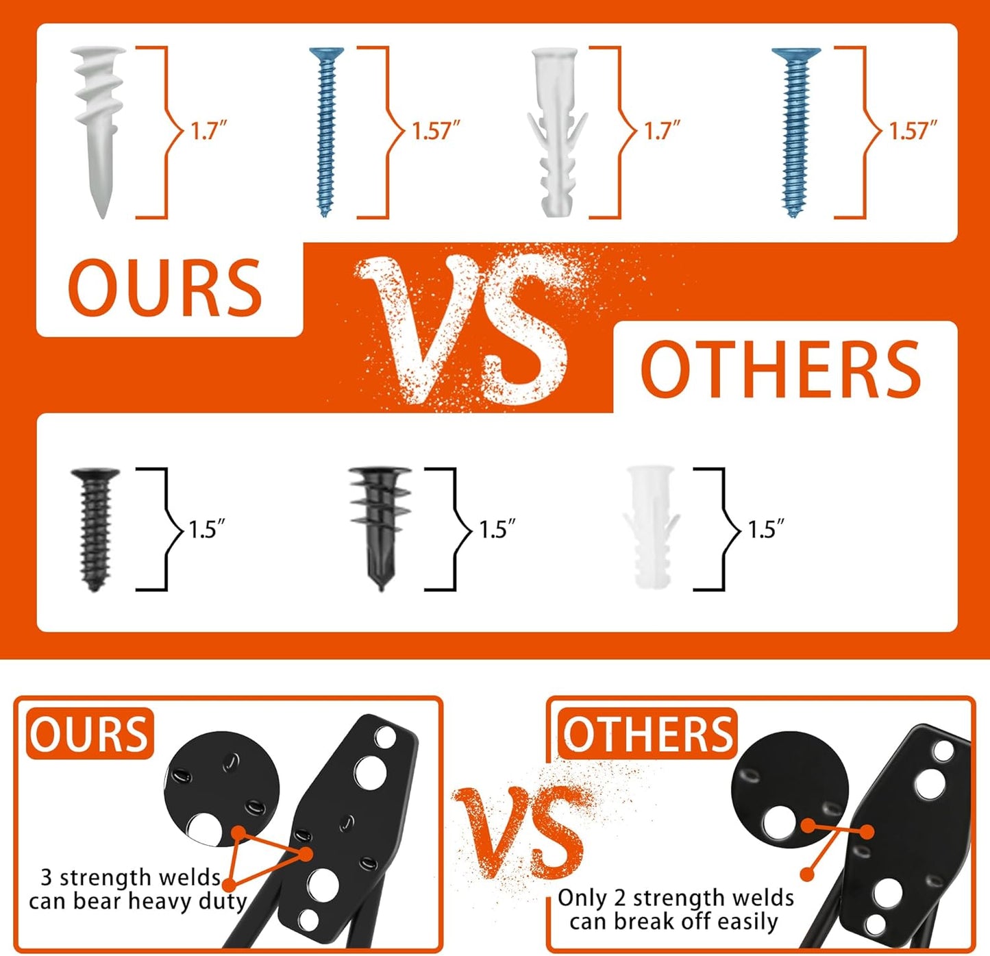 18 Pack Garage Hooks Heavy Duty - Anti-Slip Coating， Garage Storage Hooks for Hanging Bike，Ladder，Garden Tools，Hose