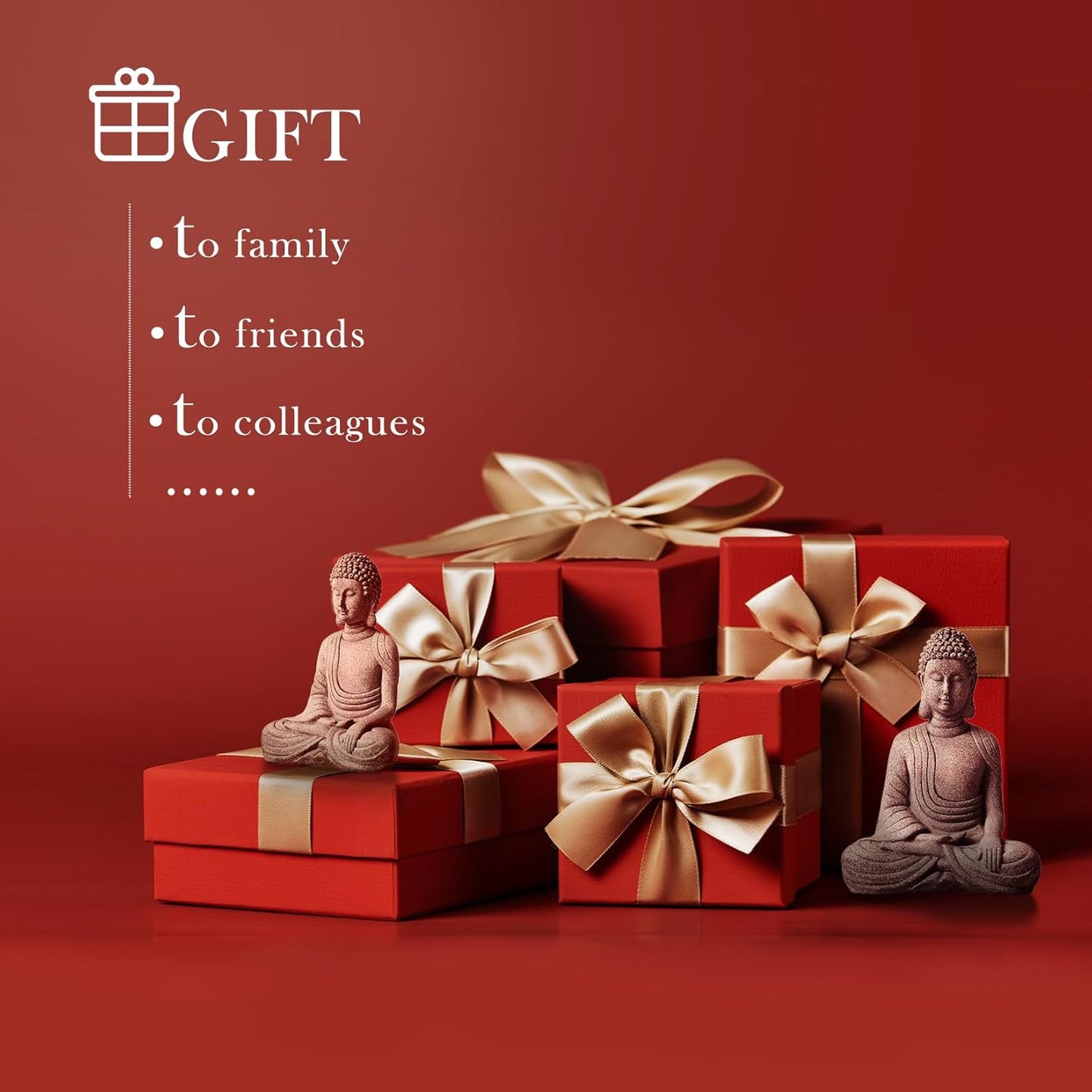 Little Buddha Statue for Home - Handmade Stone Meditation Sitting Buddha Figurine, Buddah, Buda, Budda, Baby Buddha Statue Indoor/Outdoor, Buddha Decor & Gifts, Buddhas, Buddha Sculpture