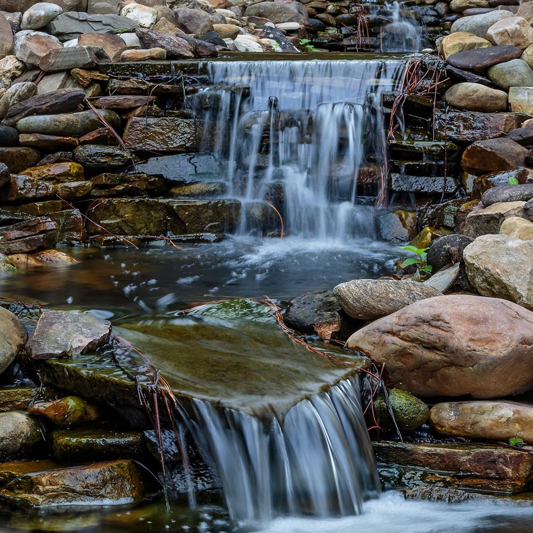 HALF OFF PONDS Pond Free Cascade 4100 Waterfall Kit with 10' x 30' EPDM Liner and 4,100 GPH Pump - PMDP2