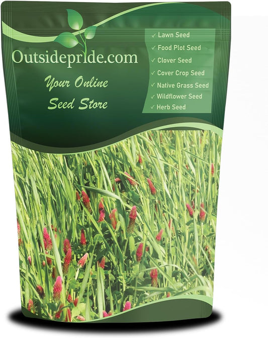 Outsidepride Gardenway Cover Crop Seeds - 50 lbs Fast Growing, Easy to Establish, Nutrient-Rich Mix for Soil Health & Home Gardens - Mixture of Triticale, Peas, Vetch, Annual Ryegrass, Crimson Clover