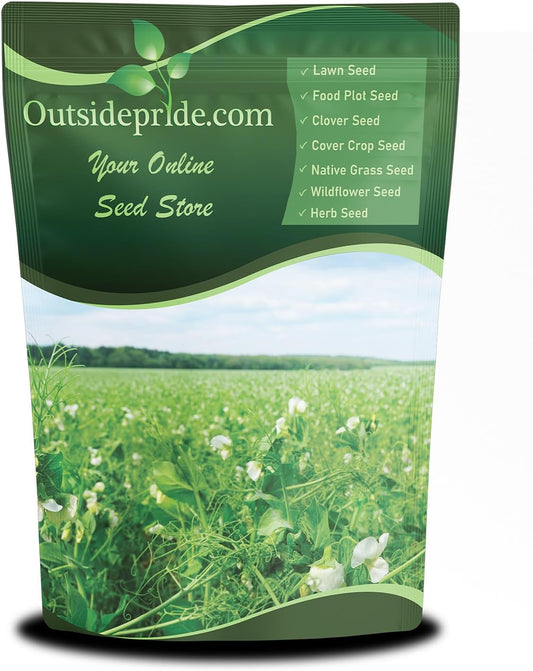 Outsidepride Dundale Spring Field Peas Seeds - 10 lbs. Annual, High-Protein Legume & Cover Crop Seeds for Forage, Food Plot, Gardens & Pastures - Ideal for Improving Soil Health, & Erosion Control