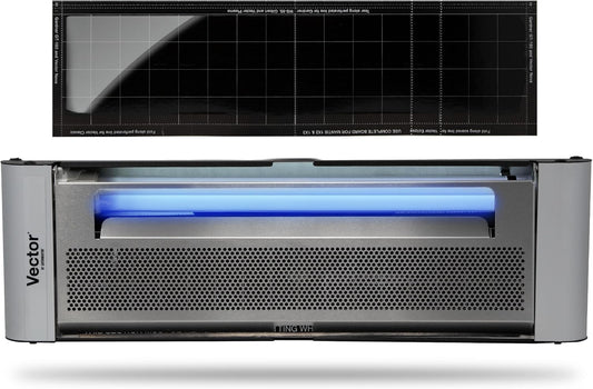 Catchmaster Vector Plasma One Trap, Compact UV Light Fly Traps for Home, Gnat Traps for House Indoor, Shatterproof Bulbs, UV Lamp Insect Killer, Silent Bug Light for Deli, Bars, Kitchen & Trash Rooms