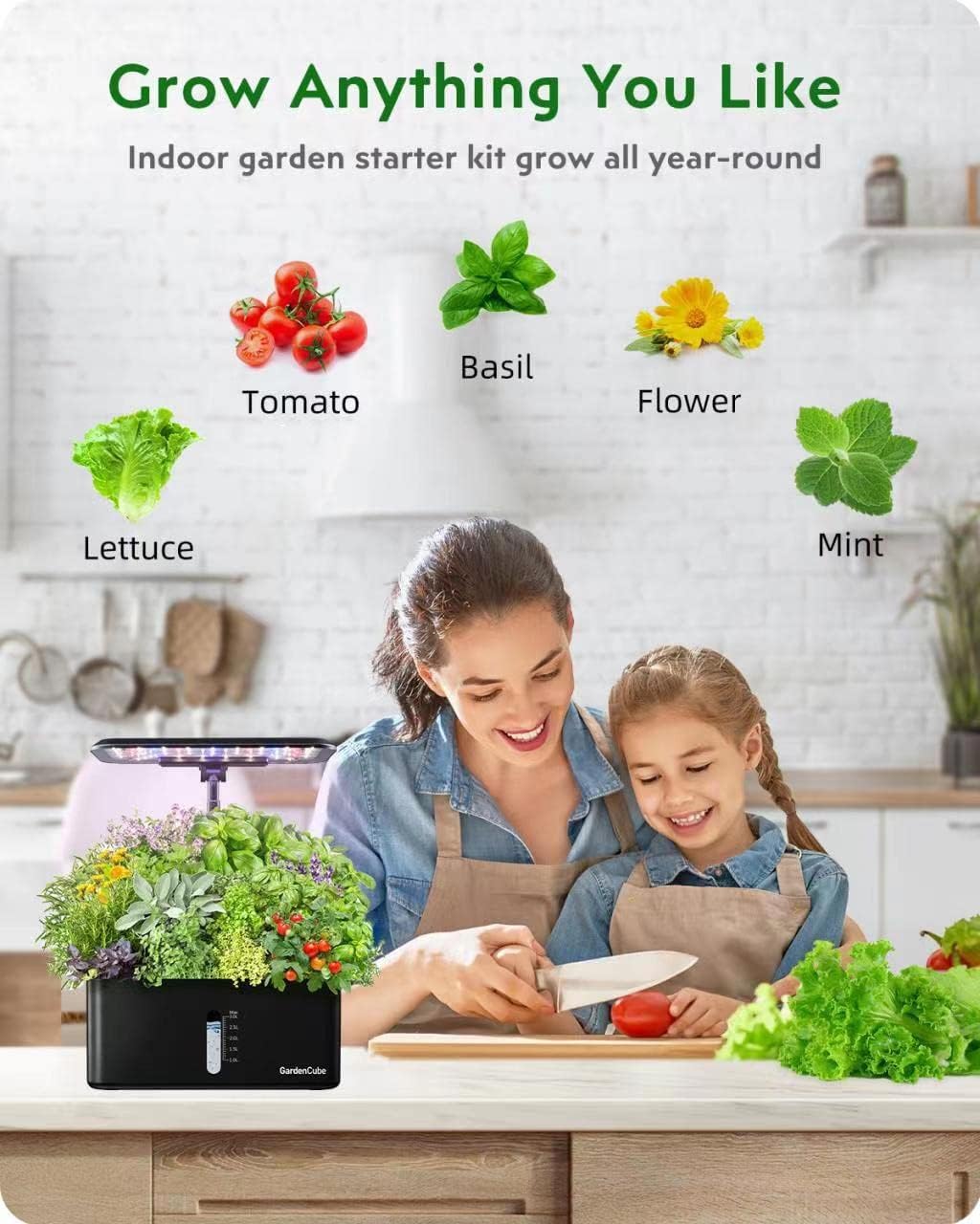 160pcs Hydroponic Pods Kit Grow Anything Kit with 40 Grow Sponges, 40 Grow Baskets, 40 Grow Domes, 40 Pod Labels - Compatible with Hydroponics Supplies from All Brands